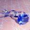 Crystal decorative glass diamond keychain rings for wedding gifts for guests