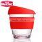 Mochic new design 8oz tritan silicone starbucks tumbler with lids / BPA free tea tumbler reusable coffee cup custom mugs