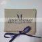 recyclable printed cotton drawstring gift pouch
