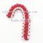 Custom DIY Christmas Decorating Handmade Paracord Christmas Tree Decoration Candy Cane Shape Paracord Christmas Decoratio