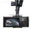 120 degree Dual Lens car DVR video camera recorder with GPS and 3D G-Sensor Auto-ecording,Cycling Recording