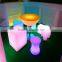 16 ColorS Changing led cube chair / portable Light Cube Seat