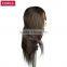 synthetic and human hair female mannequin head