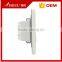 BIHU hight quanlity white PC 2 gang home electrical light switch