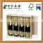 Hot sale Chinese supplier lovely handmade solid pine wooden wine carrier