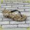 Hot Selling Women Leopard Print Wedge Slipper(HJW027)