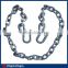 USA Standard Chain With "S" Hooks On Both End,Trailer safety chain with S hooks
