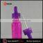 china supplier pink 30ml glass dropper bottles Childproof e liquid bottle