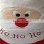 HO!HO!HO! 50*70cm large velvet santa claus christmas gift bag for promotion