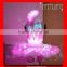 DMX512 controlled LED & fiber optic belly dance dress / tutu dance wear / custom LED clothes