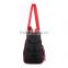 Big nylon bag cheap sports bag space cotton smile tote handbag contrast color