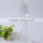China promotional new fashion handmade bubble goblet clear glass stem candle holder