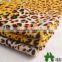 Mulinsen textile leopard pattern manufacture stretch fabric, polyester soften fabric