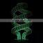 3D Optical Illusion Spirit Art Night Lamp Night Light 10 Colorful LEDs Ultra-thin Acrylic Light Panel AA Battery or DC 5V