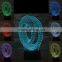 3D Optical Night Light Illusion Circle 7 RGB Light Colors 10 LEDs AA Battery or DC 5V Mixed Lot