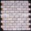 Carrara white marble mosaic