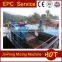 High efficiency vibrating screen for silica sand powder