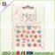 latest and fashionable nfc art nail sticker ,nail sticker