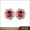 OUXI New Designs Wholesale Changeable Gold Earrings Made With Austria Crystal