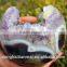 Natural Brazil Amethyst Crystal Geode / Smile Geode Ball