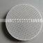Round flameless cordierite infrared gas ceramic plates for cooking stove, porous honeycomb heat reflected plague 135mm diamete