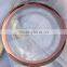 Hot Sale Wedding Gold Silver Rim Clear Glass Charger Plate