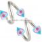 stainless steel eyebrow body jewelry eyebrow ring