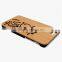 Ocase Hollow Out Blossom Flower PC/TPU + Wood Phone Case for Iphone 6