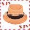 round brim straw hat body vintage straw fedora hat