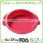 New design portable microwave cake molds silicone round shaped cake moulds with handle