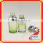 shoulder glass dropper aluminium blue color empty glass essential oil bottle with dropper GSB-0014R