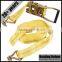 Commercial-Grade RatchetX J-Hook Tie-Down 14ft x 1 1/2in 2 Pack 5000-Lb Breaking Strength