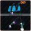 new gadgets visible LED light USB 2 in 1 zipper cable for smartphone