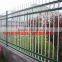 Powder painting pipe assembled wrought iron fence/metal garden fence