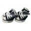 Pet Dog Shoes Denim Sport Casual Anti-slip Rubber Boots Dark Blue Sneaker Comfortable Shoes 4Pcs Pack