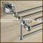 Understated design Wholesale Prices Zinc alloy Polished chrome Bathroom sanitary items Wall mounted Bathroom towel rack