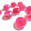 AAA Genuine Beautiful Gorgeous Pink Chalcedony Faceted Fancy Stylist Roundel Big Hole Beads