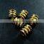 6x6mm vintage antiqued gold tube engraved alloy beads spacer,stopper with 3mm hole size DIY beading supplies 3996007
