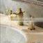 new product hot and cold water faucet,South America two handles artistic brass waterfall faucets