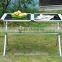 Outsunny Roll Up Top Aluminum Camp Portable Camping Picnic Table w/ Carrying Bag - 45" x 28" - Black