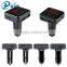 New 2 Dual USB LCD Screen Car Charger With LCD 5V 2.1A for IPhone Car Charger With MP3 Player