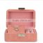 Chinese factories wholesale custom high-grade PU leather jewelry box, pink gift box