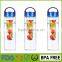 custom bpa free protein bottle fruit infuser shaker water bottle