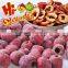 Organic hawthorn berry fruit chips, freeze dried fruit chips