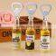 High Quality 3D Artificial Beer Bottle Opener Fridge magnet for Promotional Gifts