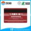 Customized Cr80 black magnetic pvc card