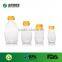 Silicone cap plastic squeeze bottle with flip top cap Food beverage Industrial Use and Easy Open Sealing Type pet honey bottle