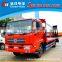 Cheap Dongfeng 4x2 heavy duty 8tons flatbed tow truck for sale