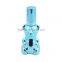 Mini Bear Shaped UV Gel Colored Empty Glass Spray Bottle With Aluminum Atomizer for Cosmetic Perfume Packaging