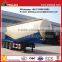 Tri-axle dry bulk cement tanker , cement bulker truck trailers with air compressor